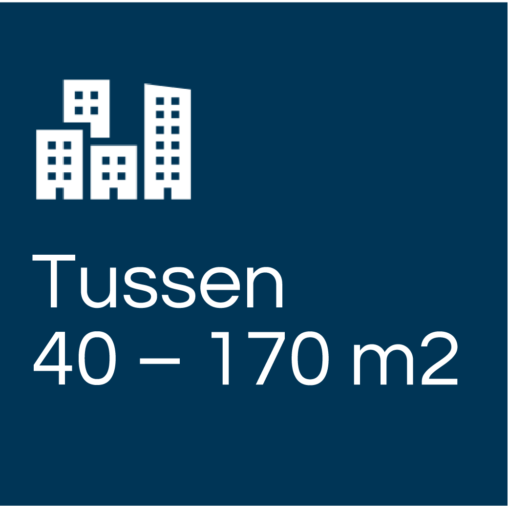 martkfocus tussen 40 -1 70 m2